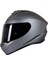 Draken Solid Mat Kask - Titanium - M 1