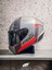 Draken Mp4 Red. ''2 Vizörlü'' + ''sticker'' Hediyeli, Mat Motosiklet Kapalı Kask 2