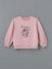 Lcw Kids Pembe Leylak Bisiklet Yaka Kız Çocuk Sweatshirt ve Tayt 3