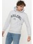 Erkek Logo Baskılı Kapüşonlu Sweatshirt - Circle 7