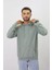 Eskitme Desenli Unisex Hoodie Sweatshirt 1