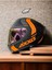 Draken Orange. ''2 Vizörlü'' + ''sticker'' Hediyeli, Mat Motosiklet Kapalı Kask 1