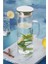 Borosilikat Cam Sürahi 1 Litre 2
