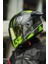 Rapıd Race Raven Mat Siyah-Gri-Neon Sarı Kask 4