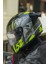 Rapıd Race Raven Mat Siyah-Gri-Neon Sarı Kask 5