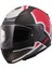 Rapid 2 Grid Fullface Motosiklet Kaskı Beyaz Kırmızı 1