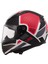 Rapid 2 Grid Fullface Motosiklet Kaskı Beyaz Kırmızı 2