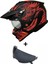 Hunter Sv Onı B5 Matt Red Çift Vizörlü Çene Çıkabilen Model 1