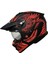 Hunter Sv Onı B5 Matt Red Çift Vizörlü Çene Çıkabilen Model 2