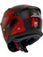 Hunter Sv Onı B5 Matt Red Çift Vizörlü Çene Çıkabilen Model 4