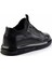 Siyah Napa Hakiki Deri Erkek Casual Ayakkabı E01401081943 3