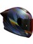 Rapıd 2 Race Optık Mat Mavi-Mor Kask++Spoiler-Set 4