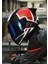 Rapıd 2 Race Grıd Mat Beyaz-Kırmızı Kask 2
