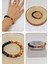 Sandal Ağacı & Oniks Taşı 8mm Tasarım Bileklik Hawaii Model (5142) 1