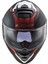 Storm 2 Nerve Kapalı Kask Mat Siyah-Kırmızı 3