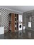 Kenzlife çamaşır-kurutma makinesi dolabı ve giysi dolabı çekmeceli attar sol cvz 187*160*60 banyo 1