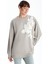 Lcwaıkıkı Basic Nakışlı Oversize Kadın Sweatshirt Tunik 1