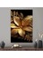 Tasarım Gold Çiçek Hd Kanvas Tablo 5
