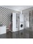 Kenzlife çamaşır-kurutma makinesi dolabı ve giysi dolabı kazvinimdf sol byz 180*160*60 % 100 FULL MDF 1