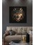 Gold Siyah Asil Kurt Hd Kanvas Tablo 1