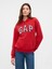 Kadın Kırmızı Gap Logo Fleece Sweatshirt 1