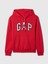 Kadın Kırmızı Gap Logo Fleece Sweatshirt 2