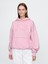Kadın Pembe Wicked Vintage Soft Gap Logo Fleece Sweatshirt 1