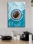 Cafeler Kahve Büfeler Için Abstract Trend Dekoratif Kanvas Tablo 1