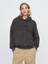 Kadın Siyah Wicked Vintage Soft Gap Logo Fleece Sweatshirt 1