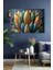 3d Renkli Yapraklar Modern Kanvas Tablo - Duvar Tablosu - Canvas Tablo - Duvar Dekorasyonu 1