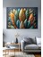 3d Renkli Yapraklar Modern Kanvas Tablo - Duvar Tablosu - Canvas Tablo - Duvar Dekorasyonu 2