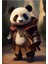 Sevımlı Ve Savaşçı Panda Kanvas Tablo 2