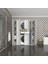 Kenzlife çamaşır-kurutma makinesi dolabı nazzam byz 187*170*60 çekmeceli raflı banyo 1