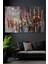 Yağlı Boya Görünümlü Fırça Ve Çiçek Kanvas Tablo Art00277 1