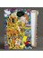 Gustav Klimt Öpücük Tablosu Grafitti Dikey Kanvas Tablo 2