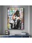 Dekoratif Charlie Chaplin Kanvas Tablo 1