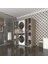 Kenzlife çamaşır-kurutma makinesi dolabı sadra crd 187*170*60 çekmeceli raflı banyo 1