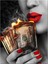 Dekoratif Red Lips Kanvas Tablo 1