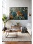 Tropik Yapraklar Minimalist Kanvas Tablo - Duvar Tablosu - Canvas Tablo - Duvar Dekorasyonu 2