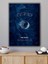 The Moon Tarot Kartı Özel Tasarım Dijital Baskı Tarot Ay Kartı Dekoratif Kanvas Tablo 2