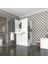 Kenzlife çamaşır-kurutma makinesi dolabı birunimdf byz 187*110*60 çekmeceli raflı % 100 FULL MDF 1