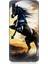 Samsung Galaxy A50 Uyumlu Şaha Kalkmış At Desenli Silikon Kılıf 1
