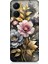 Vivo V16 Uyumlu Altın Çiçekler Desenli Silikon Kılıf 1