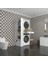 Kenzlife çamaşır-kurutma makinesi dolabı bacce sol byz 187*090*60 çekmeceli banyo 1