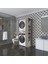 Kenzlife çamaşır-kurutma makinesi dolabı bacce sağ crd 187*090*60 çekmeceli banyo 1