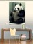 Kanvas Tablo Gazete Okuyan Panda 2