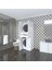 Kenzlife çamaşır-kurutma makinesi dolabı el kindimdf byz 187*070*60 çekmeceli kapaklı % 100 FULL MDF 1