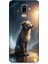 Samsung Galaxy J8 Uyumlu Yağmurlu Sokak Desenli Silikon Kılıf 1