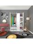 Kenzlife Gardırop 4 Kapılı Kapaklı 2 Çekmeceli Hüsnüyusuf Byz 173*120*42 Gardolap Dolap Ofis 1