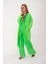 Italyan Ipek Detaylı Oversize Kaftan & Bluz 2